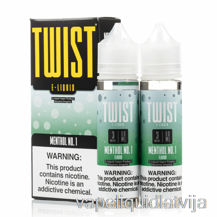 Mentols Nr. 1 - Twist E-liquid - 120ml 12mg Vape šķidrums